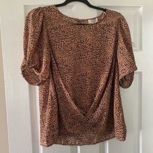 NWT! Umgee Animal Print Top